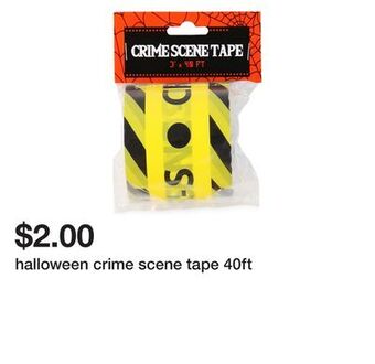 Five Below Halloween crime scene tape 40ft offer