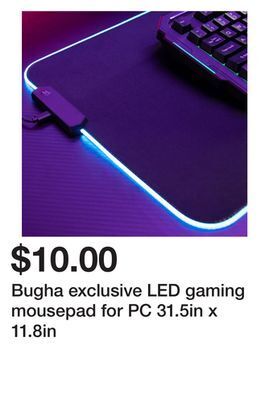 Five Below Bugha exclusive led gaming mousepad for pc 31.5in x 11.8in offer