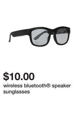 Five Below Wireless bluetooth® speaker sunglasses offer