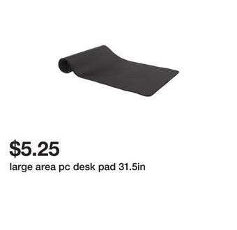 Five Below Large area pc desk pad 31.5in offer