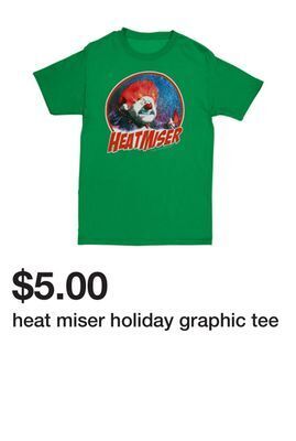 Five Below Heat miser holiday graphic tee offer