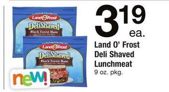 ACME Land o' frost deli shaved lunchmeat offer