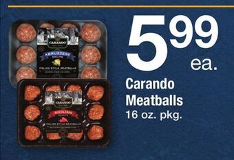 ACME Carando meatballs offer