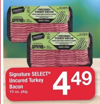 ACME Signature select® uncured turkey bacon offer