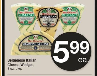 ACME Belgioioso italian cheese wedges offer