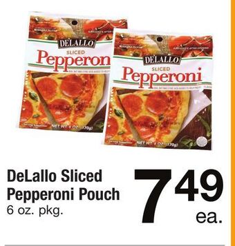 ACME Delallo sliced pepperoni pouch offer