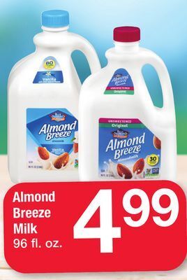 ACME Almond breeze milk offer