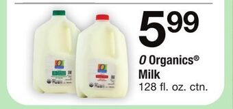 ACME O organics® milk offer