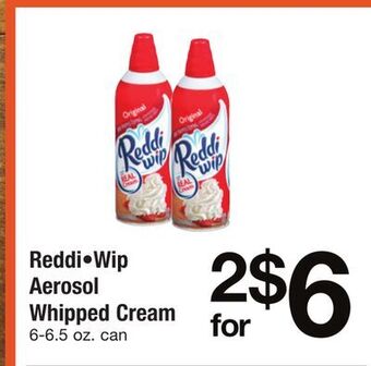 ACME Reddi•wip aerosol whipped cream offer