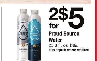 ACME Proud source water offer