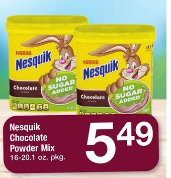 ACME Nesquik chocolate powder mix offer