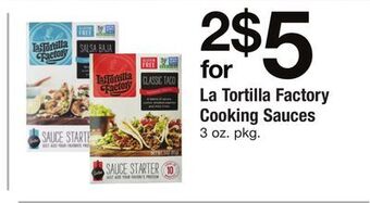 ACME La tortilla factory cooking sauces offer