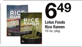 ACME Lotus foods rice ramen offer