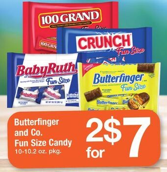 ACME Butterfinger and co. fun size candy offer