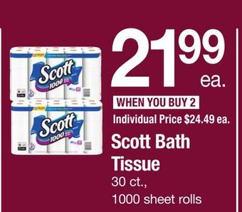 ACME Scott bath tissue offer