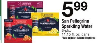ACME San pellegrino sparkling water offer