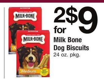 ACME Milk bone dog biscuits offer