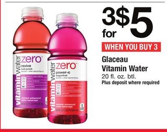 ACME Glaceau vitamin water offer