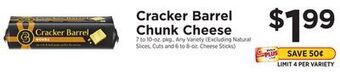 ShopRite Chunk cheese offer