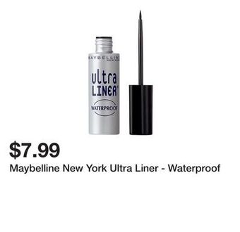 Kmart Maybelline new york ultra liner - waterproof offer