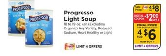 ShopRite Light soup offer