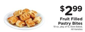 ShopRite Fruit filled pastry bites offer