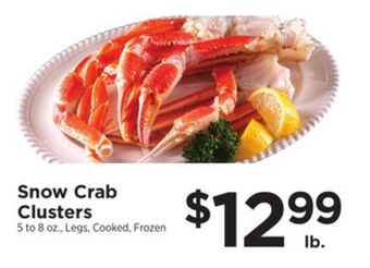 ShopRite Snow crab clusters offer