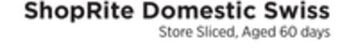 ShopRite Domestic swiss offer