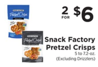 ShopRite Pretzel crisps offer