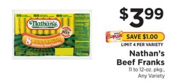 ShopRite Beef franks offer