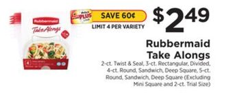 ShopRite Take alongs offer