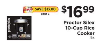 ShopRite Silex 10-cup rice cooker offer
