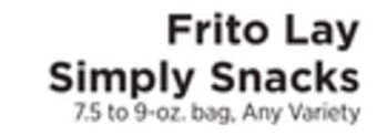 ShopRite Frito lay simply snacks offer