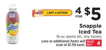 ShopRite Iced tea offer