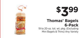 ShopRite Bagels 6-pack offer