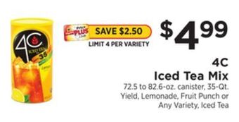ShopRite Iced tea mix offer