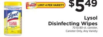 ShopRite Disinfecting wipes offer