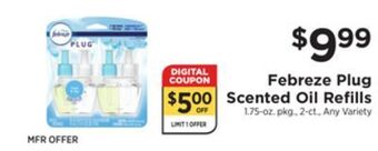 ShopRite Plug scented oil refills offer