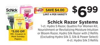 ShopRite Razor systems offer