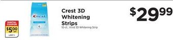ShopRite 3d whitening strips offer