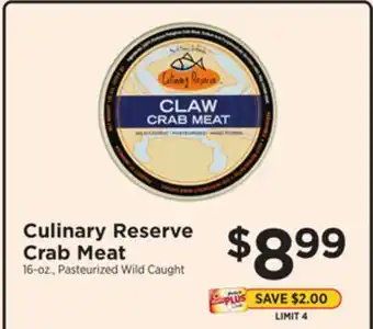 ShopRite Crab meat offer