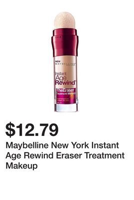 Kmart Maybelline new york instant age rewind eraser treatment makeup offer