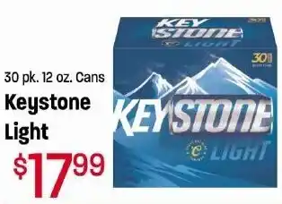 Lin's Market Keystone Light offer