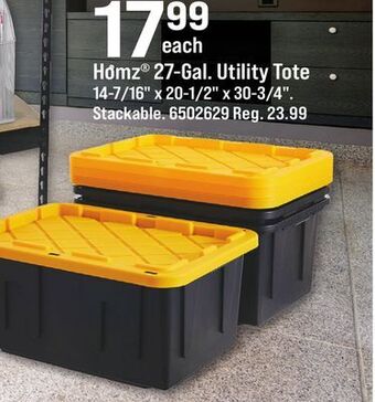 Ace Hardware Homz® 27-gal. utility tote offer