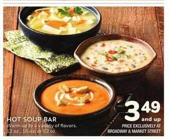 Albertsons Hot soup bar offer
