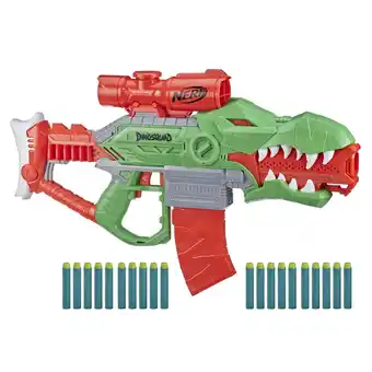 Walmart Nerf dinosquad rex-rampage motorized dart blaster, 10-dart clip, 20 nerf darts offer