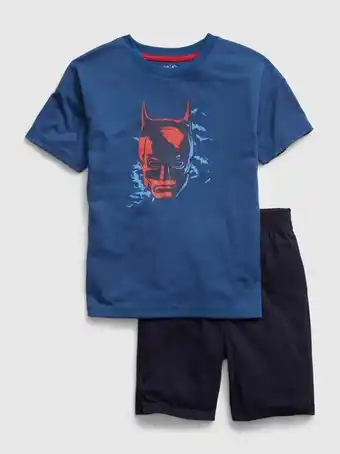 Gap Gapkids &#124 dc&#153 100% recycled batman pj shorts set offer