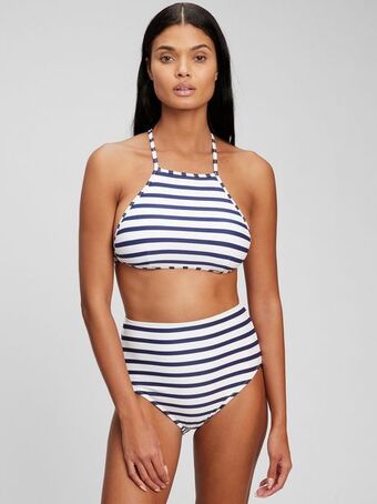 Gap Recycled high-neck bikini top offer
