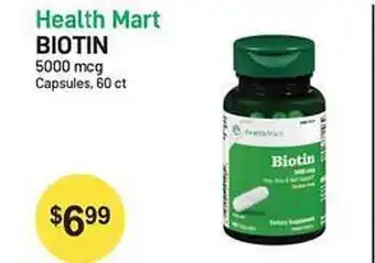 Health Mart Health mart biotin 5000 mcg offer