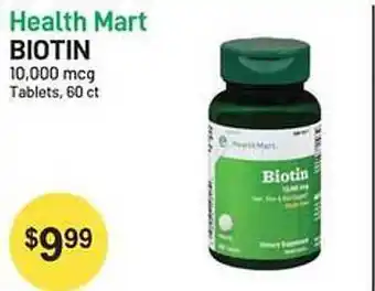 Health Mart Health mart biotin 10.000 mcg offer